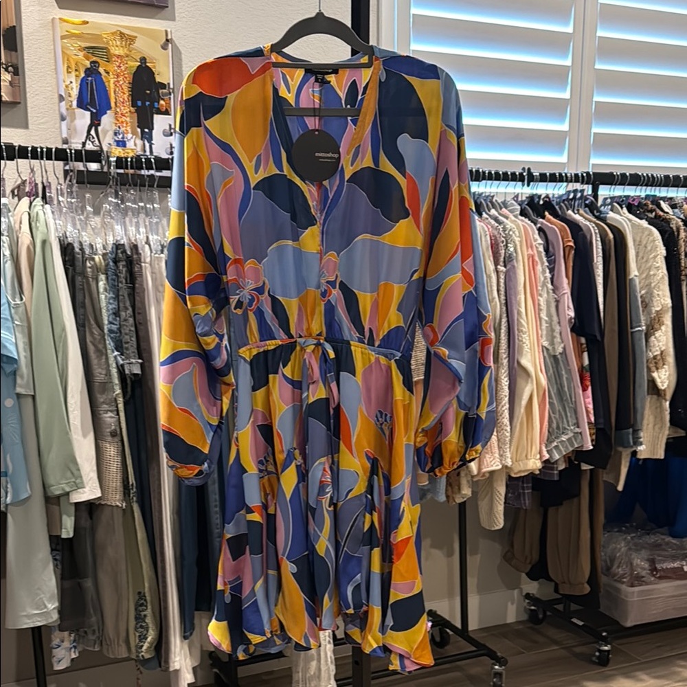#306 LAST ONE!!  MITTOSHOP COLORFUL DRESS - Picture 2 of 6